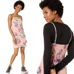 { Obey } Peach Multi Sunset Spring Break Dress NWT